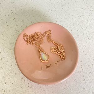 Kendra Scott Cory Necklace | Brown Mother of Pearl | Rose Gold